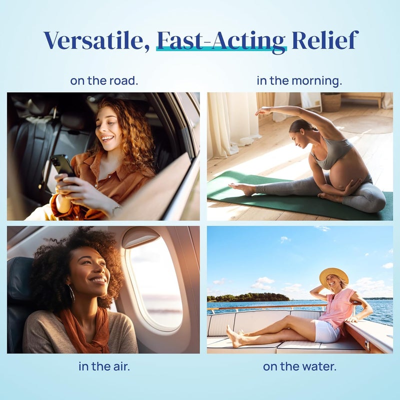 Allclair Nausea Relief Inhaler - Take Control of Motion Sickness, Morning Sickness, Medication, Stress - Fast, Natural, Drug-Free, Non-Drowsy & Portable Travel Essential - Pack of 2 Inhalers - Image 4